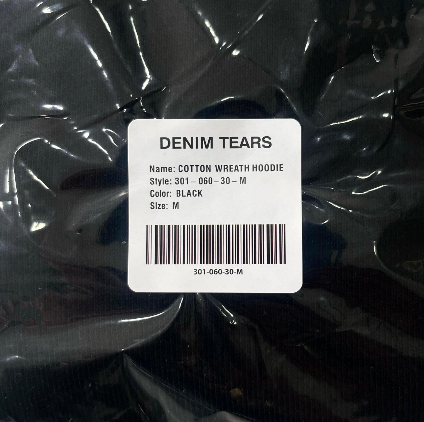 Denim Tears The Cotton Wreath Hoodie Black